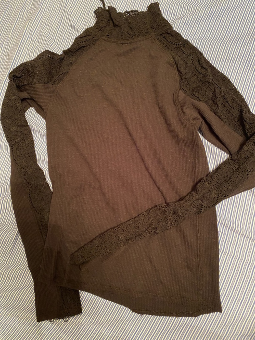 Free People Free Freddie Cuff Top Black size S - Picture 4 of 5